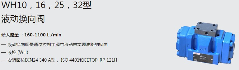 SHLIXIN上海立新WH10，16，25，32型液動換向閥